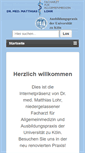 Mobile Screenshot of doktor-lohr.de